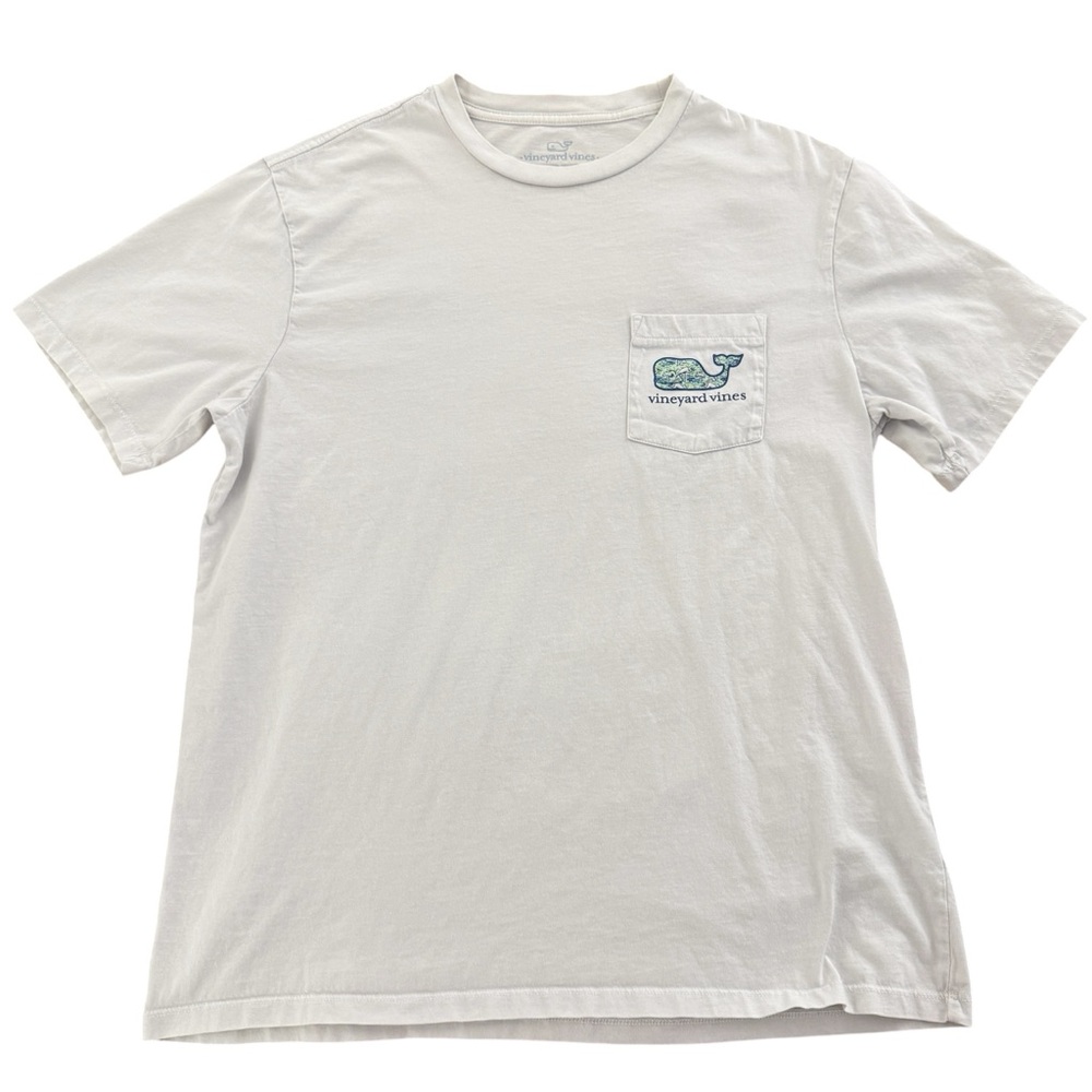 Vineyard Vines White Men's T-Shirt Crane Whale